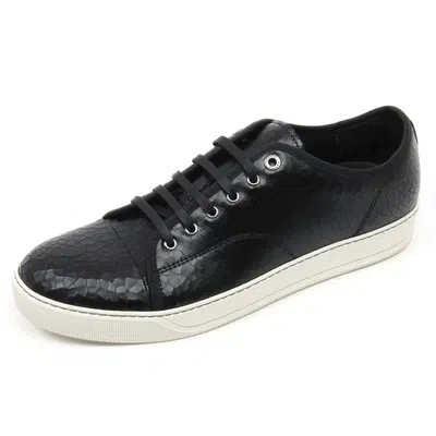LANVIN C2842 SNEAKER UOMO LANVIN CRAC SCARPA NERO LOW TOP SHOE MAN