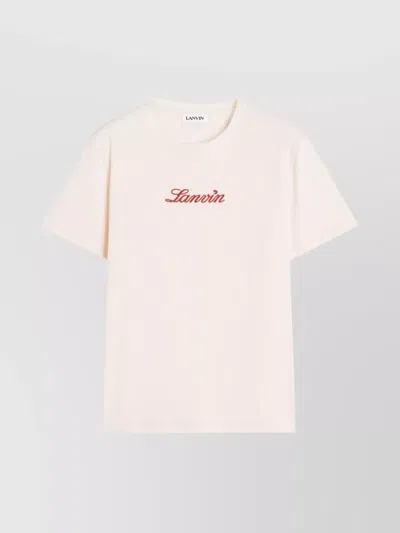LANVIN CREW NECK REGULAR FIT SHORT SLEEVES TOP