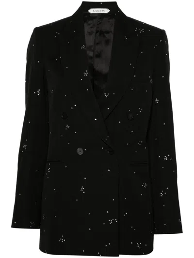 LANVIN CRYSTAL-EMBELLISHED BLAZER