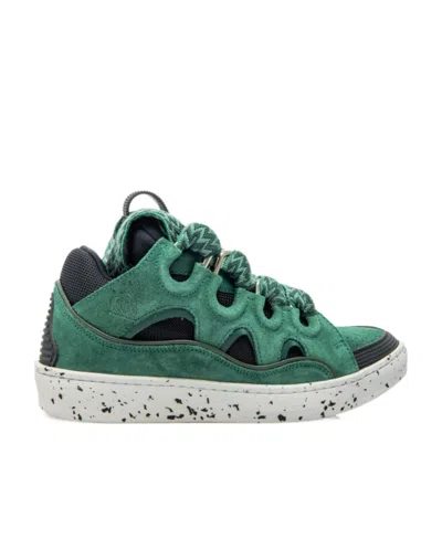 LANVIN LANVIN CURB LACE-UP SNEAKERS
