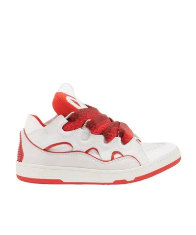 LANVIN LANVIN CURB LACE-UP SNEAKERS