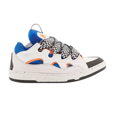 LANVIN LANVIN CURB SNEAKERS 'WHITE BLUE ORANGE'