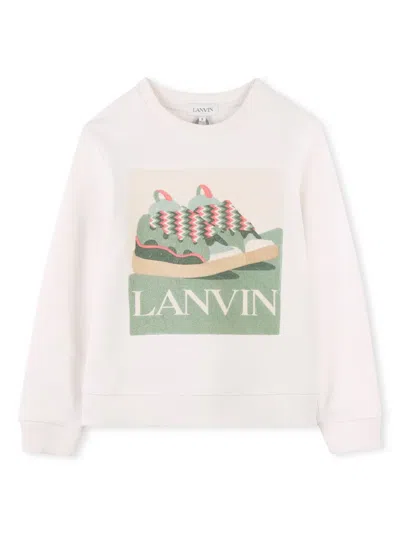 LANVIN ENFANT CURB-PRINT SWEATSHIRT