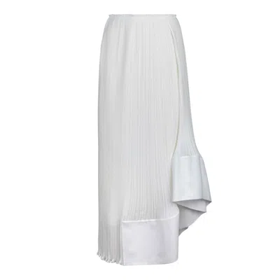 LANVIN LANVIN FLARED HEM PLEATED SKIRT