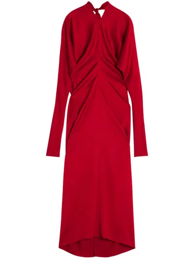 LANVIN GATHERED MAXI DRESS