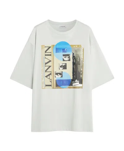 LANVIN LANVIN GRAPHIC PRINTED CREWNECK T-SHIRT