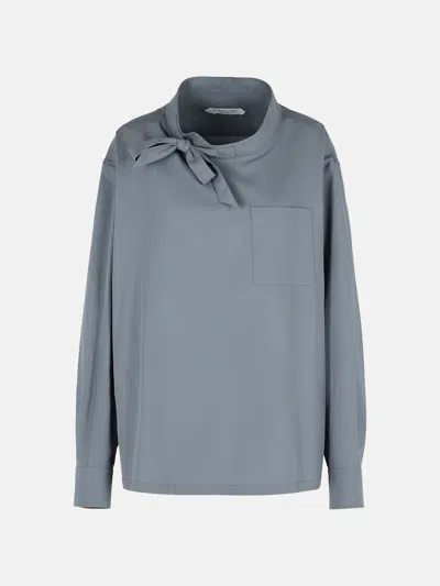 LANVIN GREY COTTON SHIRT