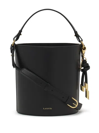 LANVIN LEATHER BUCKET BAG