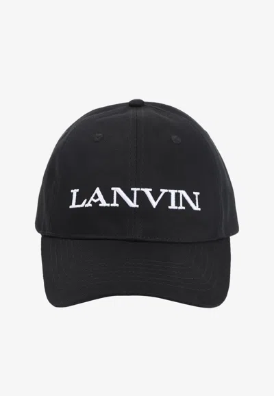 LANVIN LOGO BASEBALL CAP