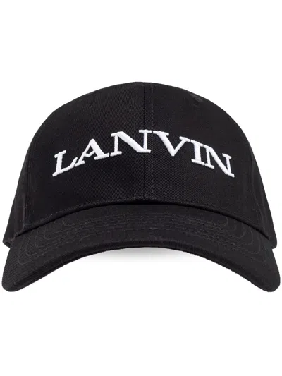 LANVIN LOGO-EMBROIDERED BASEBALL CAP