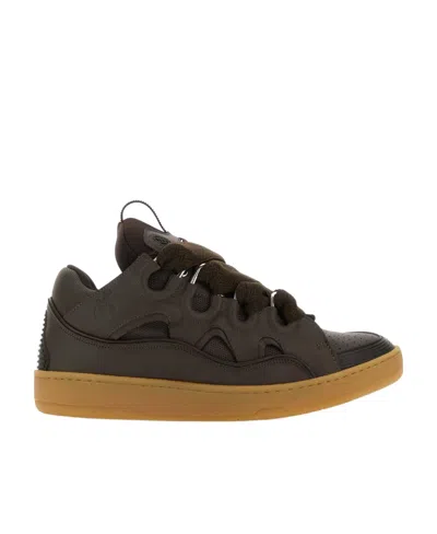LANVIN LOGO LACE UP CASUAL SPORTS SHOES