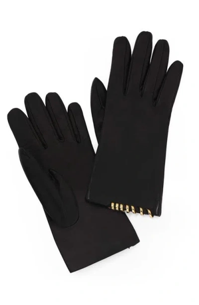 LANVIN MELODIE LEATHER GLOVES BY LANVIN