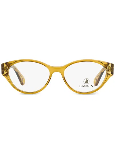 LANVIN OVAL-FRAME GLASSES