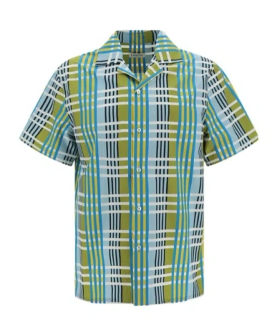 LANVIN PLAID SHORT-SLEEVED SHIRT