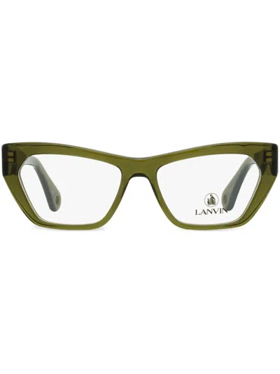LANVIN RECTANGLE-FRAME GLASSES