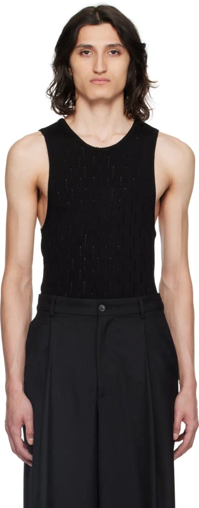 LARDINI BLACK LADDERING VEST