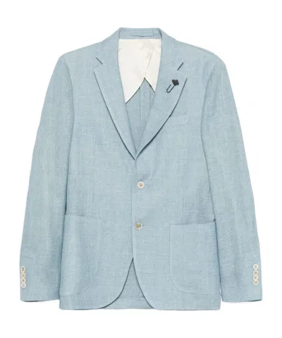 LARDINI LARDINI LONG SLEEVED SINGLE-BREASTED BLAZER