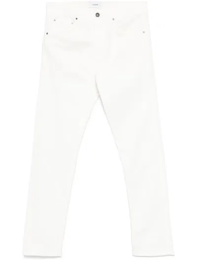 LARDINI EMBOSSED-BUTTONS JEANS