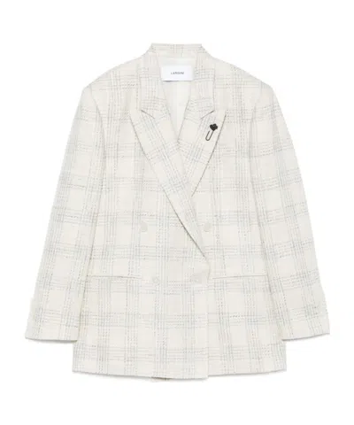 LARDINI CHECKED BLAZER