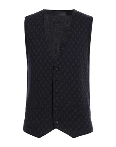 LARDINI LARDINI MAN CARDIGAN MIDNIGHT BLUE SIZE 40 WOOL