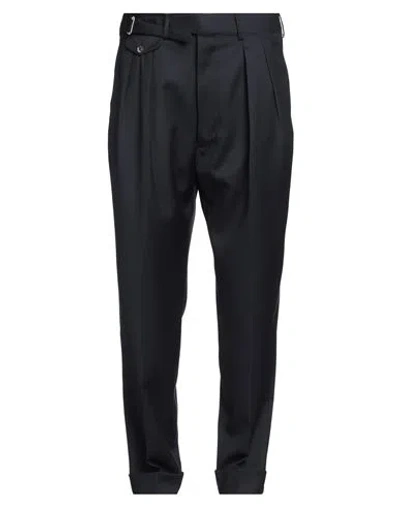 LARDINI LARDINI MAN PANTS NAVY SIZE 40 WOOL