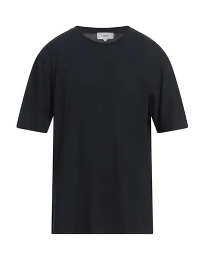 LARDINI LARDINI MAN T-SHIRT MIDNIGHT BLUE SIZE XXL COTTON