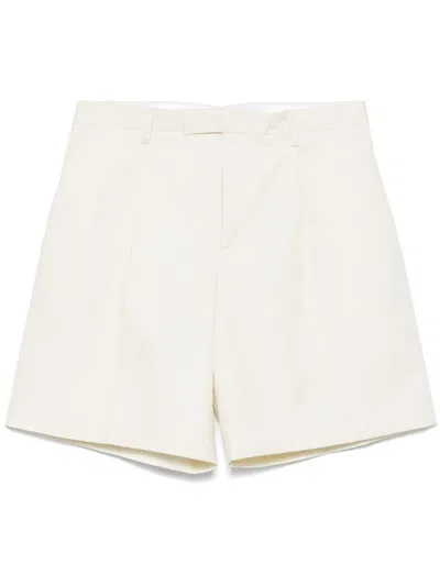 LARDINI PLEAT-DETAIL SHORTS