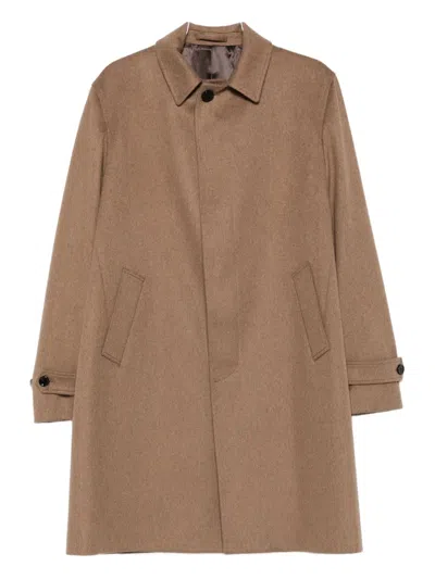 LARDINI SINGLE-BREASTED WOOL COAT