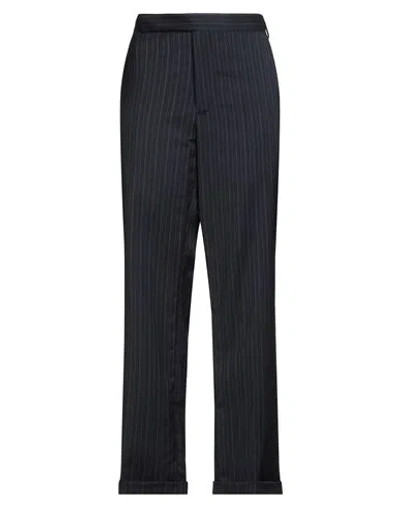 LARDINI LARDINI WOMAN PANTS MIDNIGHT BLUE SIZE 10 WOOL, POLYAMIDE, ELASTANE