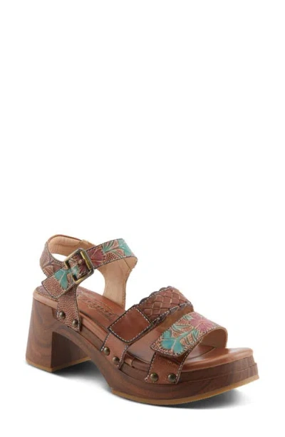 L'ARTISTE BY SPRING STEP L'ARTISTE BY SPRING STEP RETROPEL ANKLE STRAP PLATFORM SANDAL