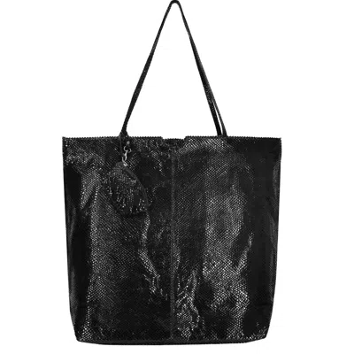 LATICO WOMEN'S GEMMA LEATHER TOTE BAG IN BLACK