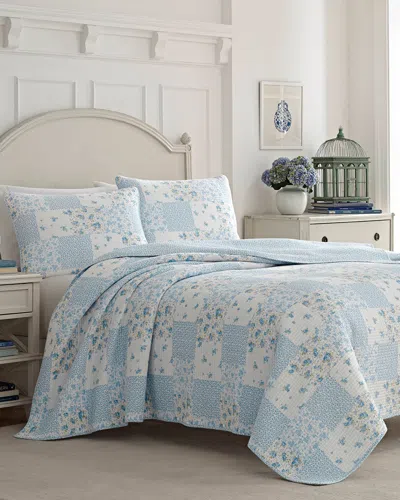 LAURA ASHLEY LAURA ASHLEY KENNA QUILT/SHAM SET