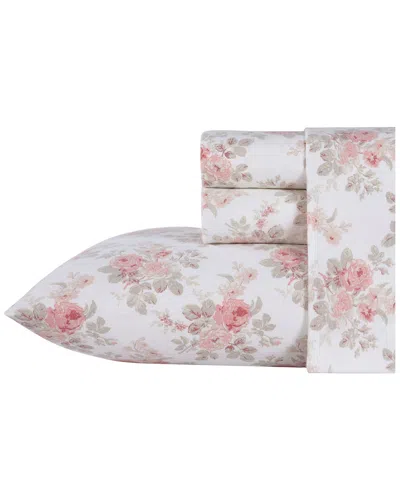 LAURA ASHLEY LAURA ASHLEY LISALEE PINK SHEET SET