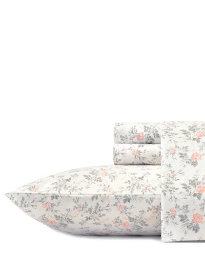 LAURA ASHLEY LAURA ASHLEY ROSALIE FLANNEL SHEET SET