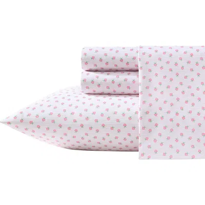 LAURA ASHLEY LAURA ASHLEY SWEET LADY BUG PRINT MICROFIBER SHEET SET