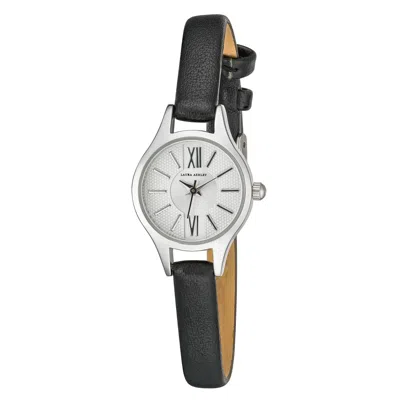 LAURA ASHLEY LAURA ASHLEY WOMEN'S PETITE 23MM VEGAN LEATHER STRAP WATCH