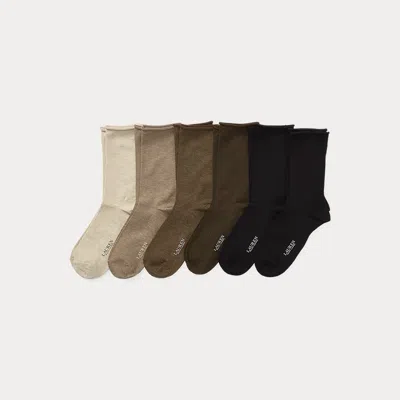 RALPH LAUREN RALPH LAUREN ROLL-TOP SOCK 6-PACK