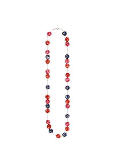 LAVANI JEWELS WOMEN'S BLUE / RED LA GALAXIE NECKLACE
