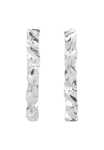 LAVANI JEWELS WOMEN'S CLEMENCE SILVER EARRINGS