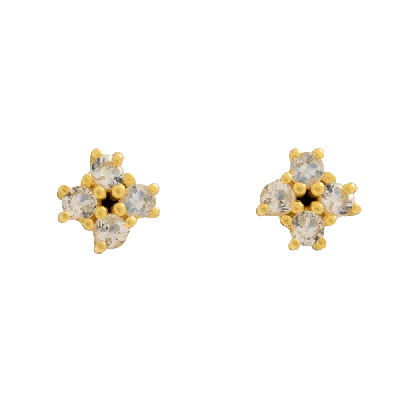 LAVANI JEWELS WOMEN'S MINDY WHITE PIERCING