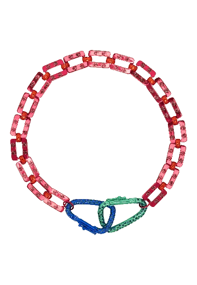 LAVANI JEWELS WOMEN'S BLUE / RED / GREEN ANTONIA NECKLACE
