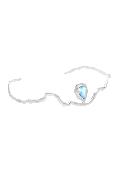 LAVANI JEWELS WOMEN'S WHITE / SILVER GRATITUDE SILVER CHOKER