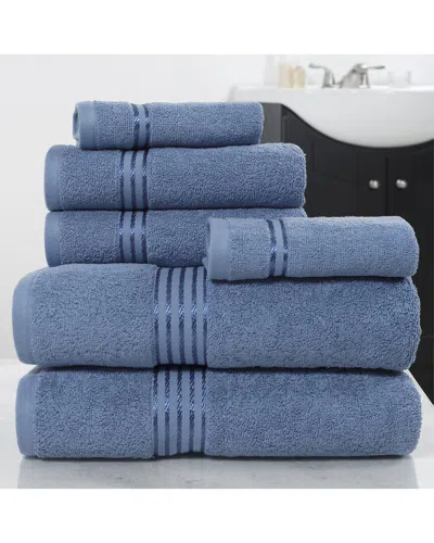 LAVISH HOME LAVISH HOME 6PC COTTON TOWEL SET