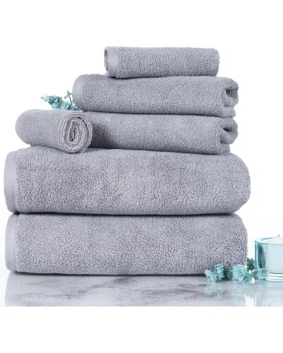 LAVISH HOME LAVISH HOME 6PC COTTON TOWEL SET