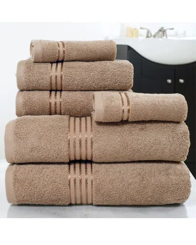 LAVISH HOME LAVISH HOME 6PC COTTON TOWEL SET