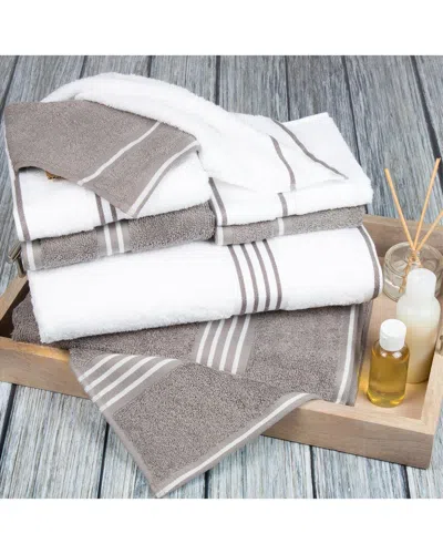 LAVISH HOME LAVISH HOME 8PC COTTON TOWEL SET
