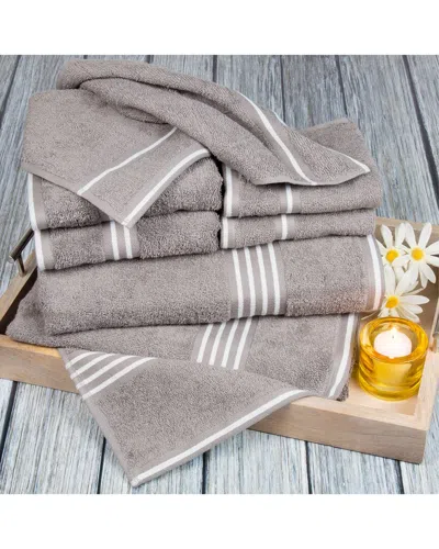 LAVISH HOME LAVISH HOME 8PC COTTON TOWEL SET