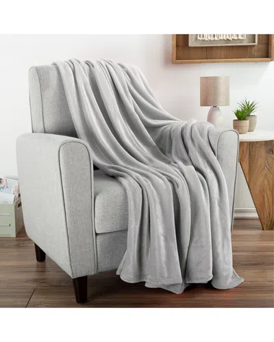 LAVISH HOME LAVISH HOME FLEECE THROW BLANKET