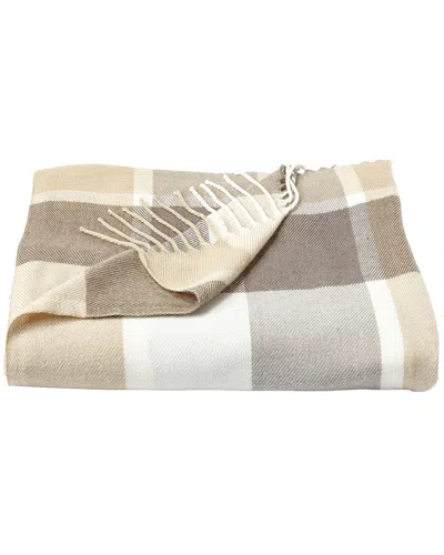 LAVISH HOME LAVISH HOME OVERSIZED VINTAGE PLAID THROW BLANKET