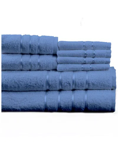 LAVISH HOME LAVISH HOME PLUSH 650 GSM 8PC BATH TOWEL SET